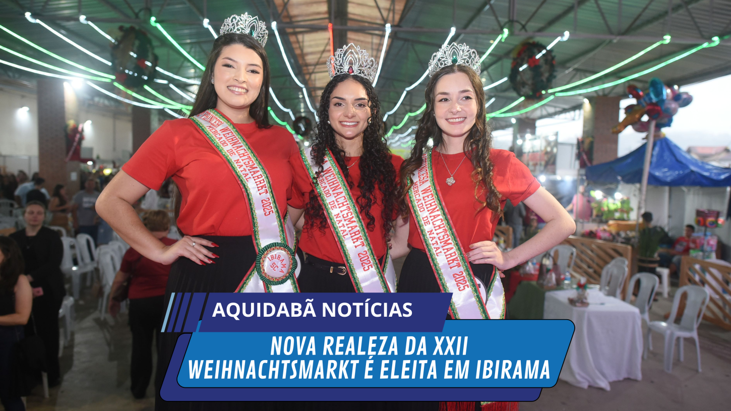 Nova Realeza da XXII Weihnachtsmarkt é Eleita em Ibirama