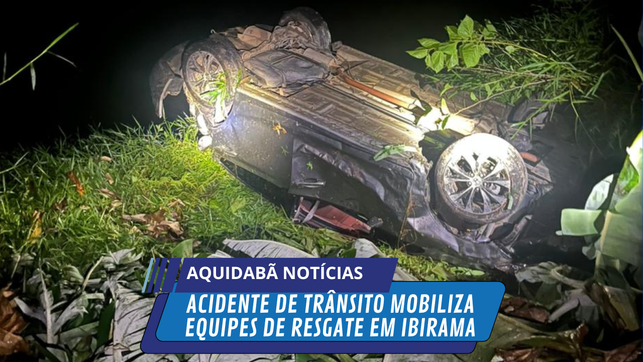 Acidente de trânsito mobiliza equipes de resgate em Ibirama