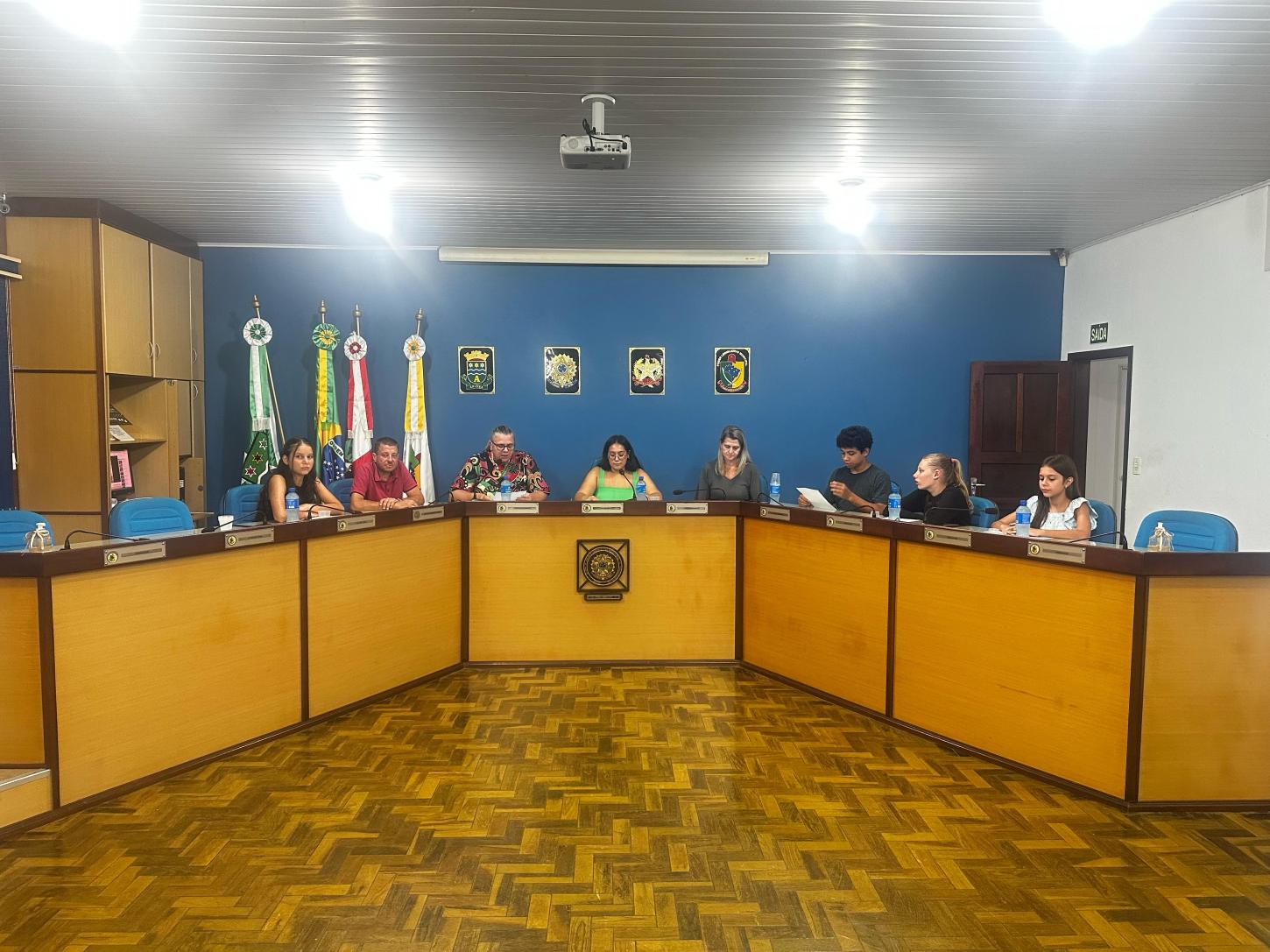 Primeira Sessão do Vereador Mirim de Apiúna aconteceu nesta quarta-feira(19)