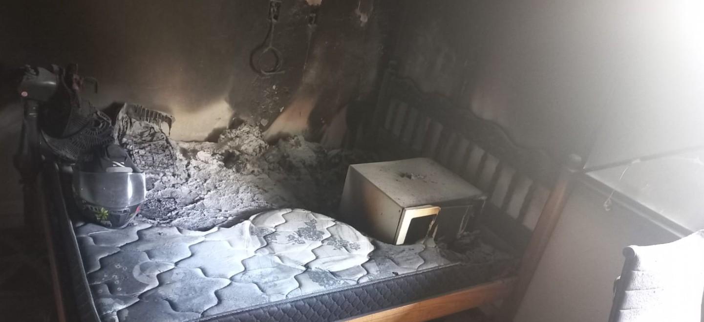 Princípio de incêndio é registrado em apartamento em Ibirama