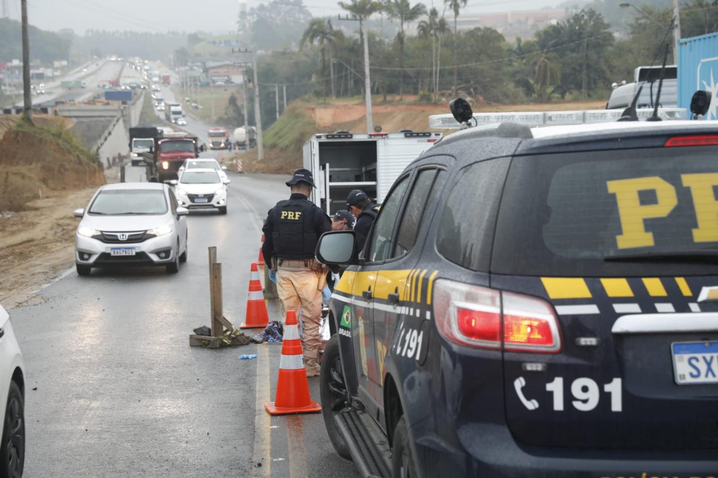 Agora: Motociclista morre em grave acidente na BR-470