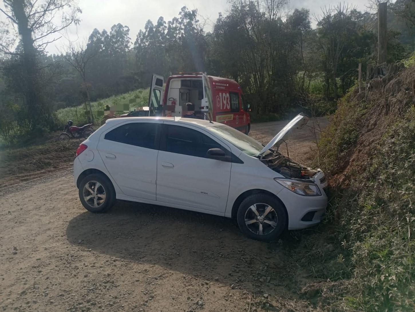 Idosa fica gravemente ferida após acidente no interior de Vitor Meireles