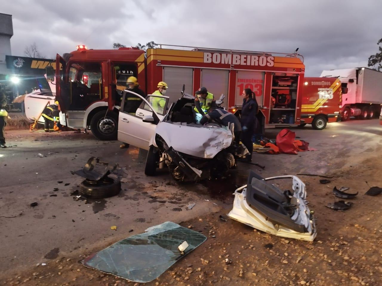 Grave acidente deixa feridos na BR-470 em Rio do Sul