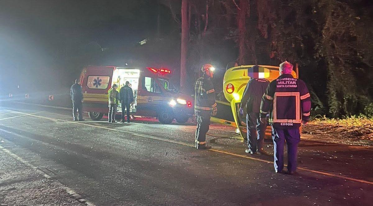 Motorista embriagado causa acidente e é detido na BR-470, em Rio do Sul