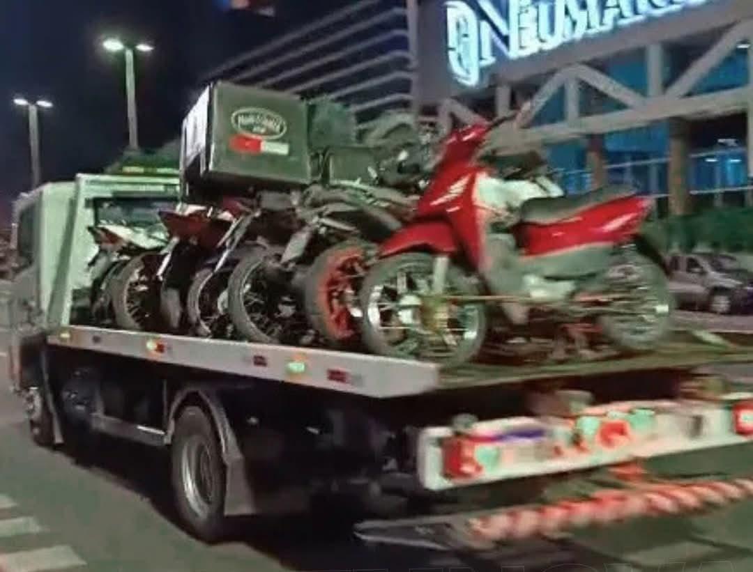 Operação conjunta em Blumenau apreende 13 motos e identifica diversas irregularidades