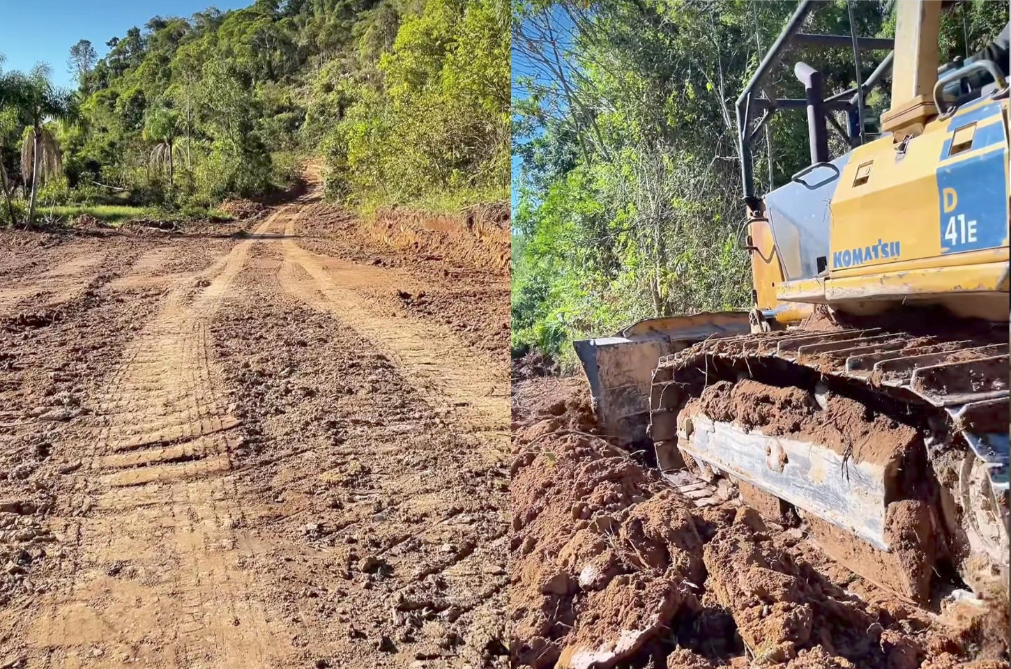 Prefeito em exercício, Jean Benvenutti, inicia importante obra que vai ligar o centro do município ao bairro Ribeirão Basílio, em Apiúna