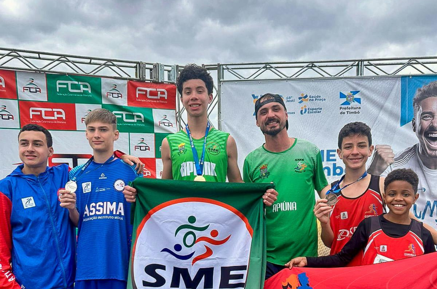 Apiunense faz história e vence Campeonato Estadual na Marcha Atlética