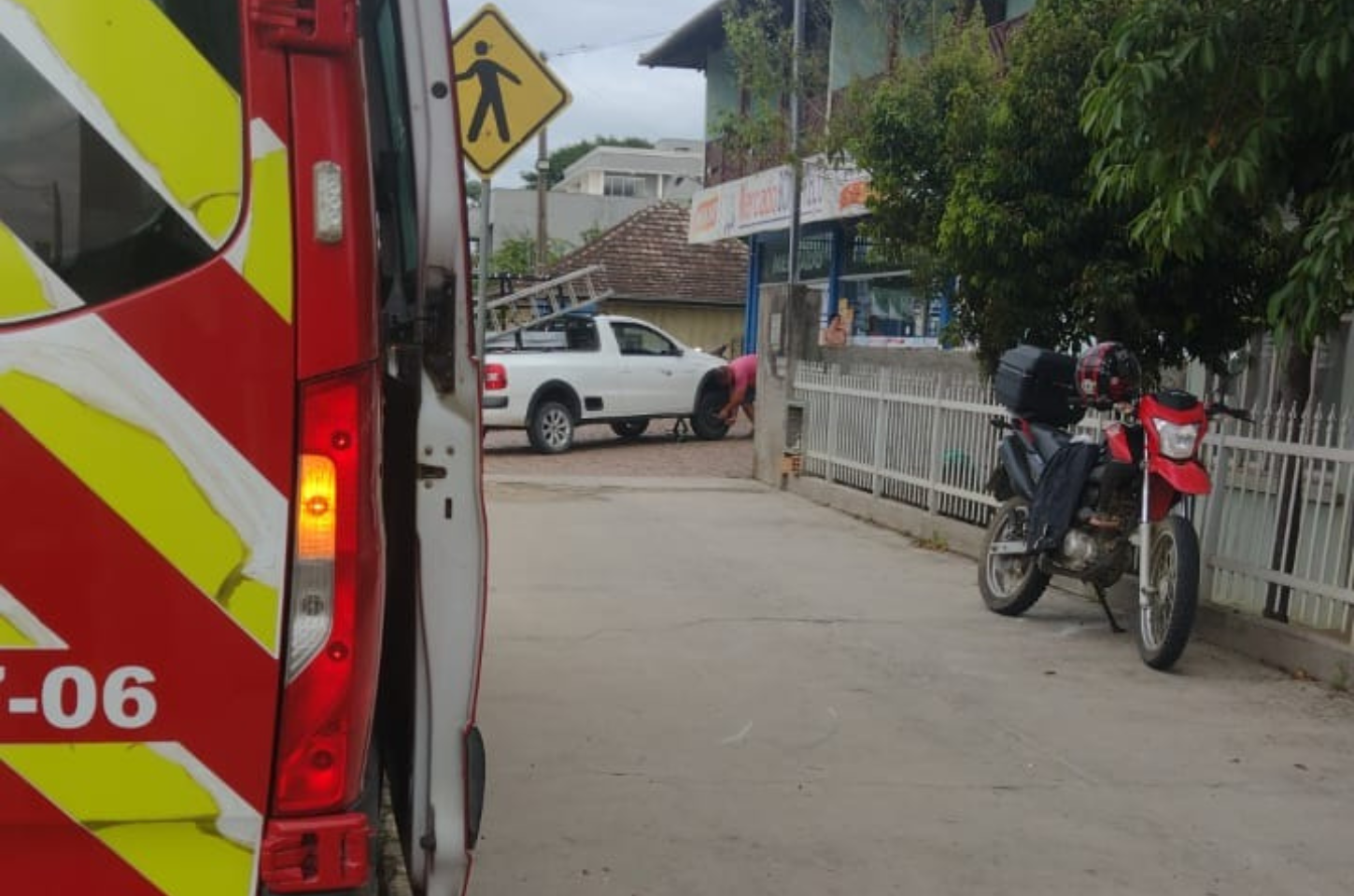 Motociclista fica ferido após acidente em Presidente Getúlio