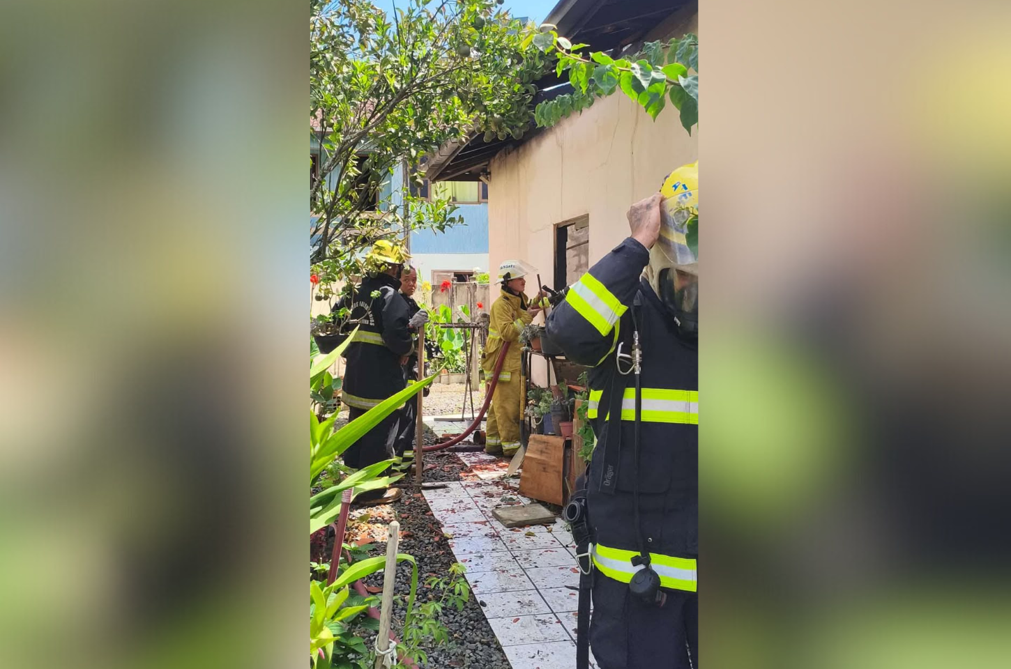 Incêndio em residência