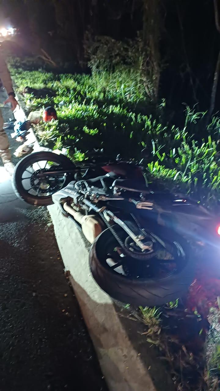 Motociclista fica gravemente ferido em acidente na BR-470, em Trombudo Central