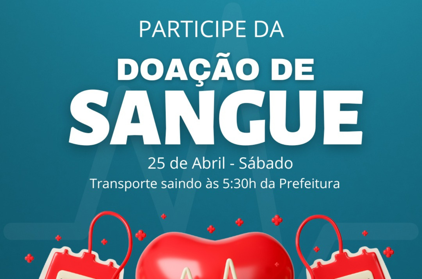 Participe da doação de sangue