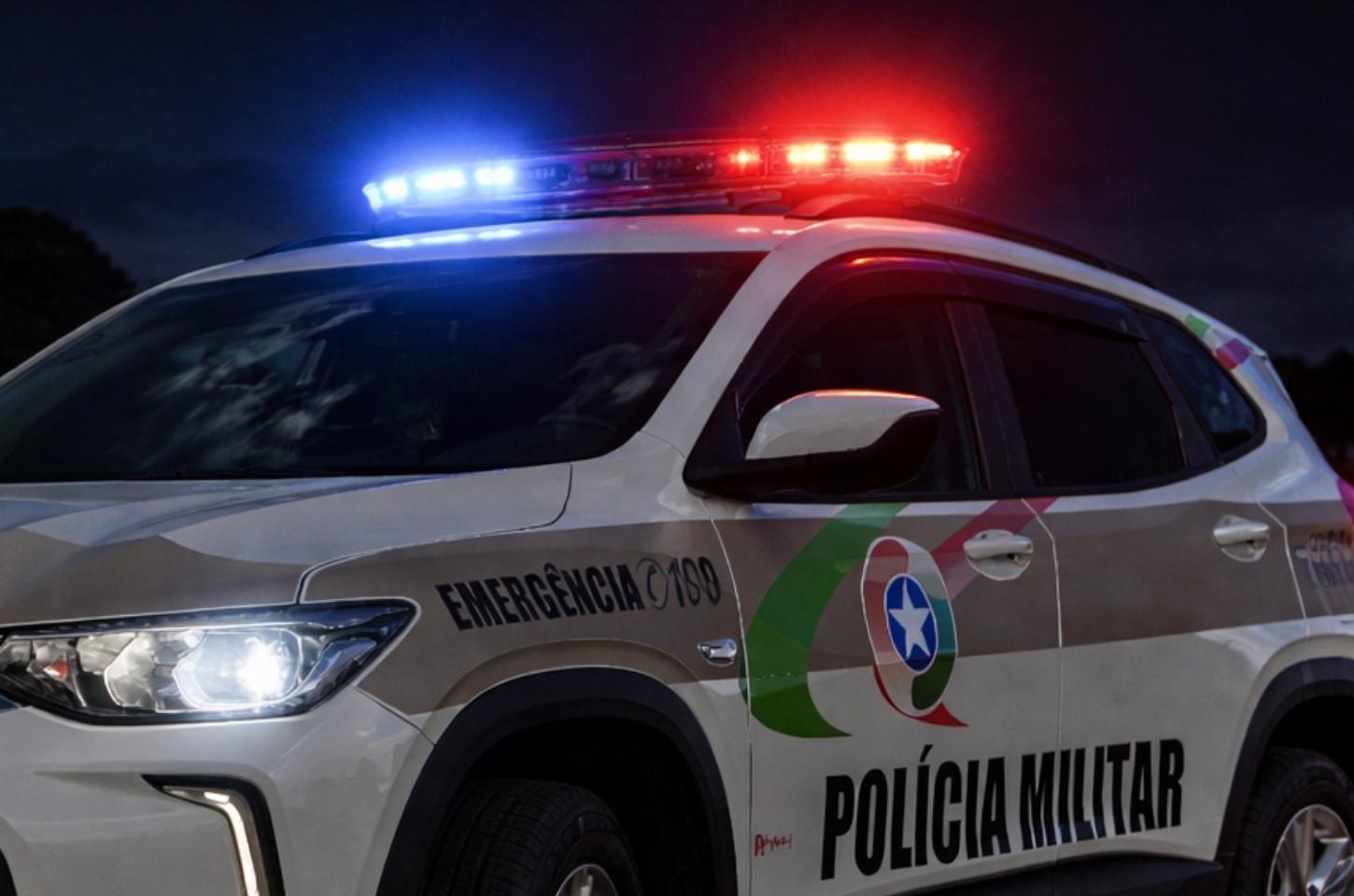 Homem é conduzido à delegacia após ameaça e agressão contra companheira em Ascurra