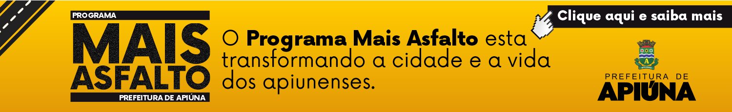 PROGRAMA MAIS ASFALTO